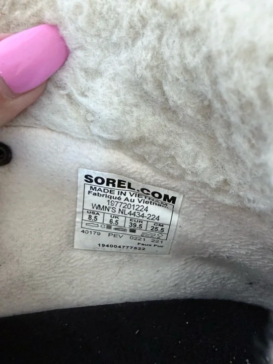 Sorel Out N About III Conquest Boots Size 8.5 Camel Brown Suede Waterproof - Picture 5 of 5